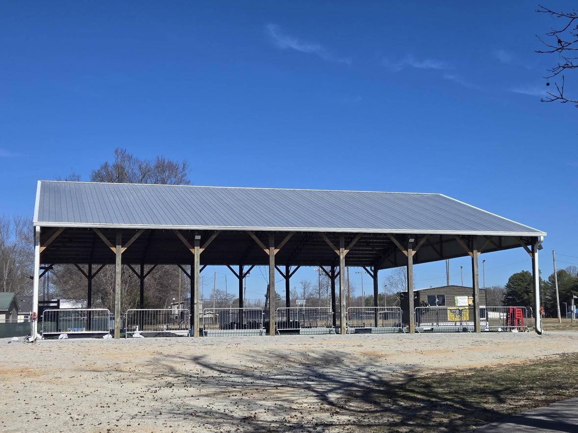 Lewis Pavillion - not painted.